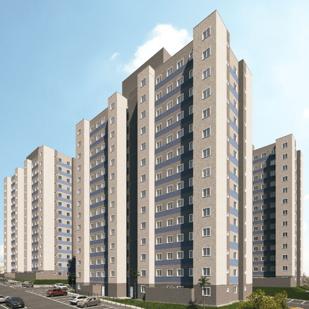 Fachada do Floriatto Londrina – Morada dos Ventos da Vitta Residencial na zona leste