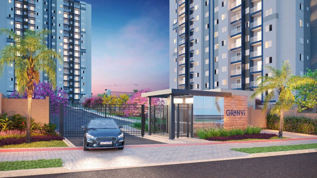 Portaria do condomínio Granví em Londrina da Vitta Residencial